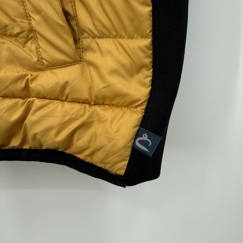 Carbon 2 Cobalt Mens Yellow Puffer Vest Size XXL New With Tags Recycled Material - Picture 4 of 9
